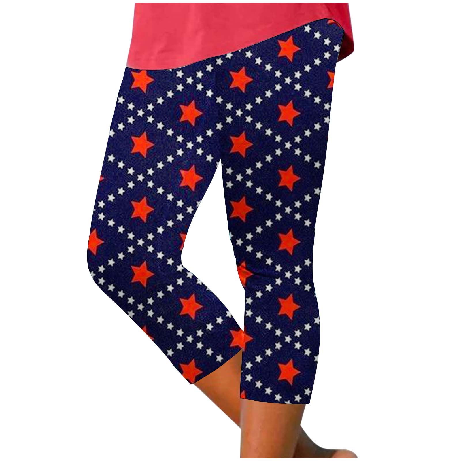 4th of july capris leggings