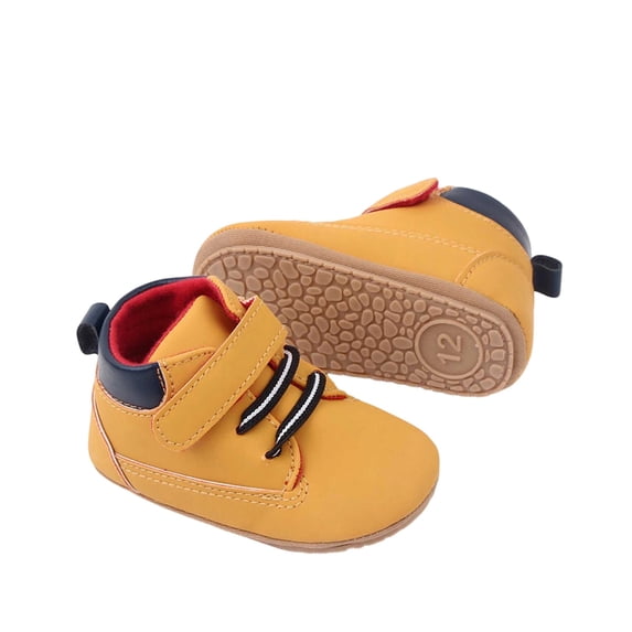 Fozruso And Autumn High Top Boots For 0 18 Months Infant And Baby Shoes Slip Walking Shoes,Sizes 7(12-18 Months)