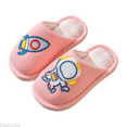 thumbnail image 1 of Fozruso Autumn And Winter Kids Slippers Girls Male Life Non Slip Short Warm Comfortable Cute Astronaut Pattern,Girls Warm Winter Slippers Sizes 10.5 Little Kid(4-4.5 Years), 1 of 6