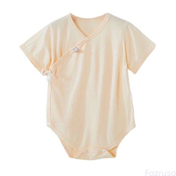 Fozruso Baby Boys Romper Jumpsuit Soft Summer Outfit Comfortable Clothing For 1 To 12 Months Indoor Wear One Piece Jumpsuit Romper Sizes 2-3 Months