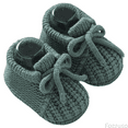 thumbnail image 1 of Fozruso Baby Girls First Walking Shoes Soft Sole Knit Booties With Bow For Infant Toddler Winter Indoor Outdoor Suitable For 0 12 Months,Sizes 3.5(3-6 Months), 1 of 4