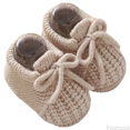 thumbnail image 1 of Fozruso Baby Girls First Walking Shoes Soft Sole Knit Booties With Bow For Toddler Winter Indoor Outdoor Suitable For 0 12 Months,Sizes 4(6-9 Months), 1 of 5