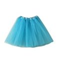 thumbnail image 1 of Fozruso Baby Girls Soft Fluffy Tutu Skirt Toddler Party Carnival Girl Mesh Tutu Soild Dance Princess Skirt Girls' Casual Dresses,Sizes 5-10 Years, 1 of 2