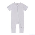 thumbnail image 1 of Fozruso Baby Rompers Footless Pajamas Zipper Short Sleeve Sleeper Jumpsuit Boys Rompers Sizes 12-18 Months, 1 of 3