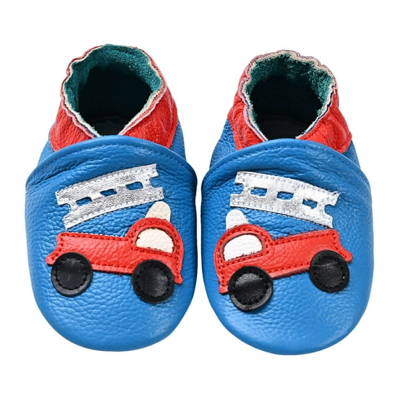 Fozruso Baby Sports Shoes Fashionable And Cute Cartoon Pattern Non Home Walking Shoes Lightweight Sizes 13 Toddler(Blue)
