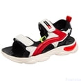 thumbnail image 1 of Fozruso Boys And Girls Open Toe Polyurethane Soft Soled Sports Sandals And Beach Shoes,Sizes 10 Big Kid 27(Red), 1 of 7