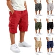 thumbnail image 1 of Fozruso Boys Casual School Uniform Shorts Loose Fit Elastic Waist Drawstring Short for Kids Outdoor Play(Gray), 1 of 7