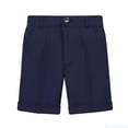 thumbnail image 1 of Fozruso Boys Casual Shorts Kids Summer Casual Stretch Fit Flat Front School Uniform Shorts with Pockets for Boys Kids Summer Shorts Sizes 3-4 Years(Blue), 1 of 3