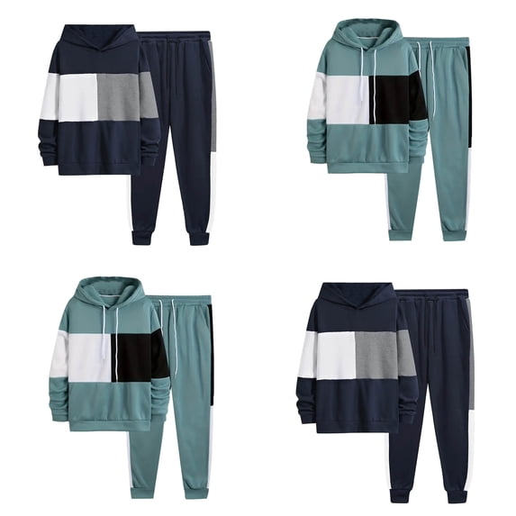 Fozruso Boys Clothing Sets,Boy Casual Hoodie And Pants Suit Fall And Winter Sports Casual Pants Suit Two Piece School Outfit,5-6 Years
