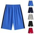 thumbnail image 1 of Fozruso Boys Running Shorts Stretch Elastic Waist Athletic Training Basketball Shorts for Kids Casual Outdoor Play(Gray), 1 of 6