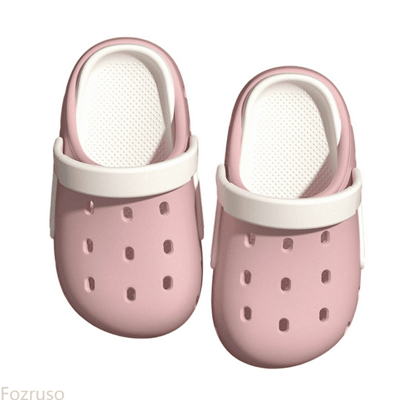 Fozruso Boys Slippers For Kids Soft Sole Lightweight Breathable Casual Slides For Daily Wear Toddler And Kids Ages 2 10 Years,Plush Warm Slippers Sizes 8 Little Kid(2-3 Years)