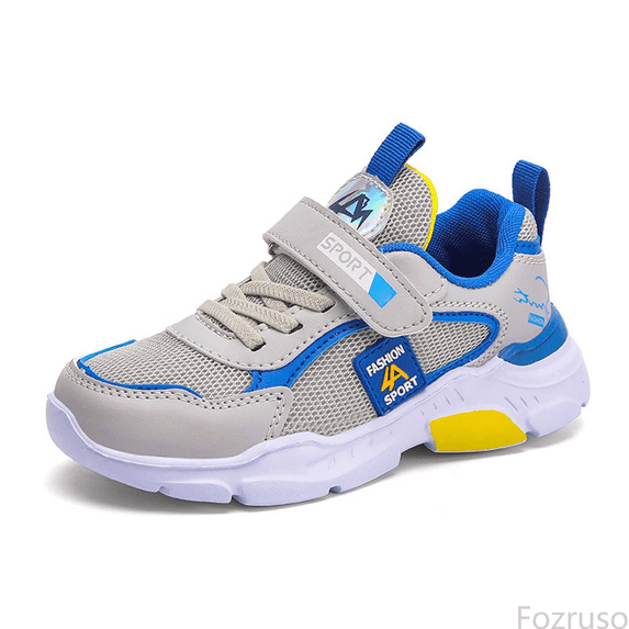 Fozruso Boys Sneakers Breathable Running Shoes For Active Kids Casual Sports Footwear,Sizes 1.5(9.5-10 Years)