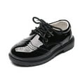 thumbnail image 1 of Fozruso Boys Sneakers For Weddings And Performances Stylish British Dress Shoes For School Age 3.5 To 14 Years Elegant Footwear For Formal Occasions Classic Sneakers,Sizes 8.5(3.5 Years), 1 of 5