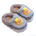 thumbnail image 1 of Fozruso Boys Warm Winter Slippers Kids Cartoon Slippers Girls Boys Memory Foam Comfy Home Slippers Warm Shoes Sizes 9 Little Kid(2.5-3 Years), 1 of 4
