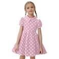 thumbnail image 1 of Fozruso Casual Floral Dresses Outfits Party Sleeveless Gown Dress Kid Dots Prints Floral Children Girl Clothes Girls Dresses Sizes 5-6 Years, 1 of 6