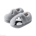 thumbnail image 1 of Fozruso Child Casual Slippers Winter Warm Indoor Shoes For Toddler Soft Comfortable Cute Cartoon Design For Kids Slippers,Warm Winter House Slippers Sizes 10 Little Kid(3.5-4 Years), 1 of 5