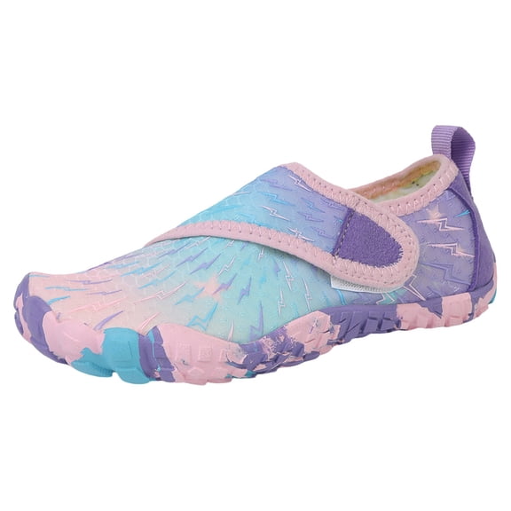 Fozruso Children Comfortable Soft Soled Beach Wading Shoes Outdoor Dual Purpose Fitness Swimming Shoes Sizes 3.5 Big Kid()