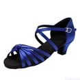 thumbnail image 1 of Fozruso Children's Fashionable Soft Sole Comfortable And Non Slip Latin Dance Shoes,Sizes 10 Little Kid 4-4.5 Years(Blue), 1 of 7