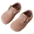 thumbnail image 1 of Fozruso Children's Leather Shoes Spring New Girls Shoes Pig Bapi Small Fragrance Wind Fashion Shoes Children's Shoes,Sizes 30 Big Kid 30(Yellow), 1 of 6