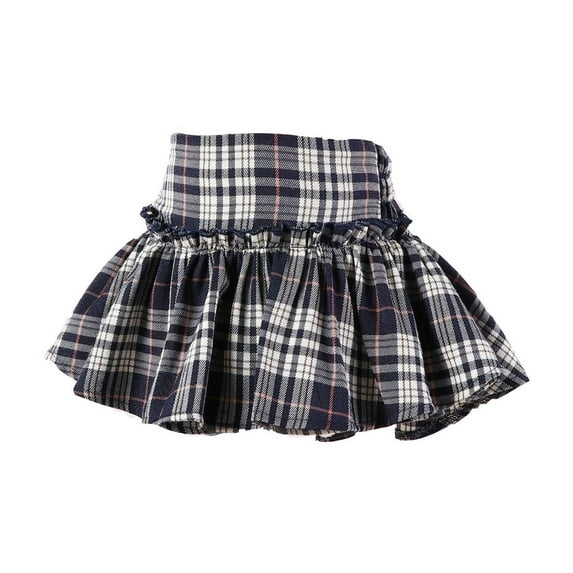 Fozruso Children's Preppy Fashion Personality Dress Full Skirt Girls Skirt Girl's Swing A-Line Dresses,Sizes 18-24 Months