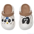 thumbnail image 1 of Fozruso Children's Shoes Summer New EVA Outer Wear Cartoon Cute Baby Toe Slippers For Boys And Girls,Sizes 13 Little Kid 7.5-8 Years(Yellow), 1 of 4