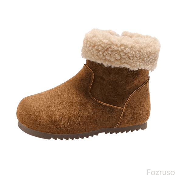 Fozruso Children’s Winter Boots For Girls And Boys Warm Lilled Insulated Boots For Kids 1 8 Years Old,Lightweight Boots Sizes 8.5 Little Kid(2-2.5 Years)