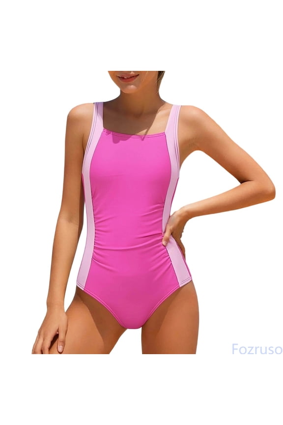 Color Girls Swimsuit For Kids And Juniors Beach Pool Party Rash Guard Sun Swimwear One-Piece Bathing Suit Sizes 15-16 Years