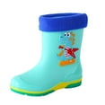 thumbnail image 1 of Fozruso Cotton Waterproof Princess Shoes Cartoon Of Waterproof Rain Shoes For Children,Sizes 1.5(9.5-10 Years), 1 of 3