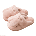 thumbnail image 1 of Fozruso Cozy Animal Themed Indoor Slippers For Kids Girls With Sole Winter Shoes For Kids Soft Warm Lined Home Footwear,Girls Soft Plush Slippers Sizes 13.5 Big Kid(8-9 Years), 1 of 4