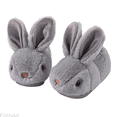 thumbnail image 1 of Fozruso Cozy Girls Slippers For Kids Rabbit Slippers Slip Warm Shoes For Winter Soft Indoor Footwear For Kids Ages 1 6,Warm Winter House Slippers Sizes 11 Little Kid(4.5-5 Years), 1 of 6