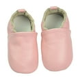 thumbnail image 1 of Fozruso Crawling Shoes Baby First Walking Shoes Girls Boys Slippers Crawling Shoes Baby Shoes Soft Leather With Suede Soles Leather Shoes Toddler 0 2 Years Sizes 7 Toddler(Pink), 1 of 5