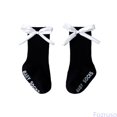 thumbnail image 1 of Fozruso Cute Cartoon Bow Baby Socks For Toddlers Floor Socks For Girls Made From Combed Ideal For And Fall For Girls' Ankle Socks,Black,M, 1 of 4