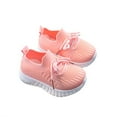 thumbnail image 1 of Fozruso Cute Mesh Shoes Boy Girl Non First Sizes 13 Big Kid(Pink), 1 of 5