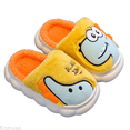 thumbnail image 1 of Fozruso Dinosaur Slippers For Girls Boys Memory Foam Comfy Slippers Kids Winter Warm Indoor Shoes,Girls Slippers Sizes 10 Little Kid(4.5-5 Years), 1 of 5