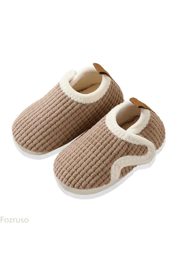 Fashion Cute Autumn And Winter Boys And Girls Slippers Flat Bottom Lightweight Soft Warm Cartoon Animal Shape,Girls Warm Winter Slippers Sizes 6 Toddler(12-18 Months)