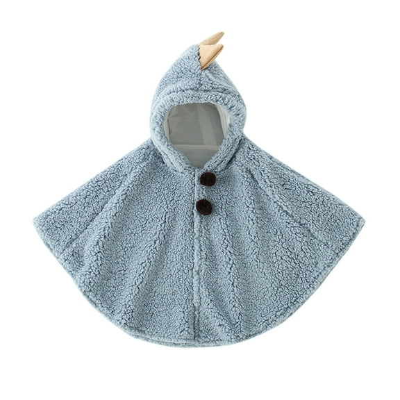 Fozruso Jacket Kids Girls 0-3 Years,Kids Baby Girls Christmas Outwear Thick Warm Hooded Coat Princess Cloak Cape Blue