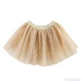 thumbnail image 1 of Fozruso Girl's Layered Sequins Tutu Skirt, Tulle Princess Sparkle Party Dance Skirt for Toddler and Kids (Gold), 1 of 7