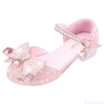 thumbnail image 1 of Fozruso Girl's Leather Shoes Shoes Dress Spring And Autumn New Children's Shoes Student Performance Shoes Wedding Banquet Flower Children's Shoes,Sizes 12 Little Kid 5.5-6 Years(Pink), 1 of 6