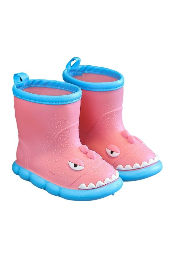 Girls Boots For School And Outdoor Play Comfortable Hooded Round Toe Toddler Footwear All Season Durable Soft Sole,Sizes 11.5(6-7 Years)