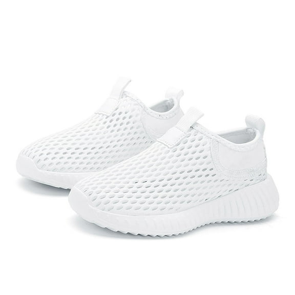 Fozruso Girls Breathable Mesh Sneakers For Everyday Wear Lightweight Comfortable Sports Shoes For Kids Outdoor Activities Casual Walking Running Running Sneakers,Sizes 12.5(6-7 Years)
