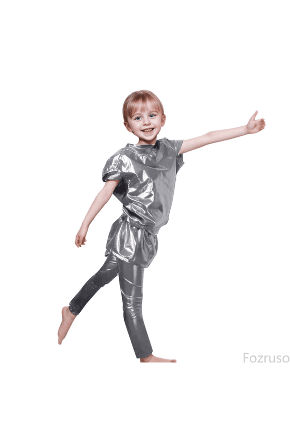 Girls Cargo Jogger Pants Girl's Metallic Mystique Leggings Outfit For Girls Neon Glitter Sequin Pants Glitter Tights Sizes 5-6 Years