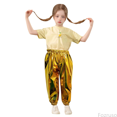 thumbnail image 1 of Fozruso Girls Cargo Pants Bronzed Bright Straight Pants Stretch Dance Closing Pants Sizes 2-3 Years, 1 of 6