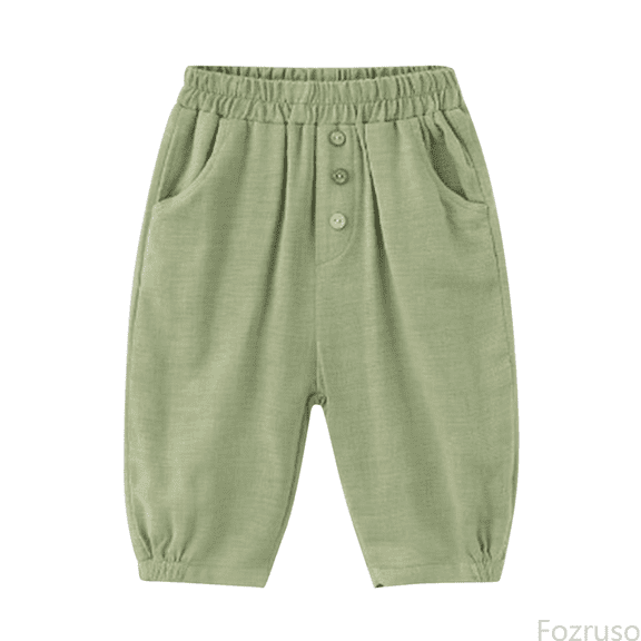 Fozruso Girls Cargo Pants Kids Toddler Toddler Girls Spring Summer Solid Cool Pocket Street Style Hip Hop Pants Clothes Sizes 12-18 Months