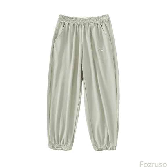 Fozruso Girls Cargo Pants Summer Sun Casual Thin Quick Drying Sports Pants Sizes 4-5 Years