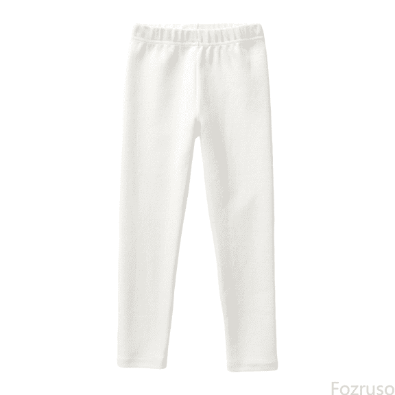 Fozruso Girls Casual School Pants Girls' Spring And Autumn Solid Color Woolen Warm Pants Sizes 18-24 Months