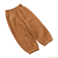 thumbnail image 1 of Fozruso Girls Casual School Pants Toddler Boys Girls Pants Spring Summer Boys Girls Loose Trousers Solid Color Fashion Sizes 12-18 Months, 1 of 5