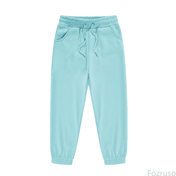 Fozruso Girls Chino Pants Girls' Autumn Winter Style Long Pants Sports Elastic Pants Boys Pants Sizes 2-3 Years