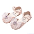 thumbnail image 1 of Fozruso Girls' Pearl Leather Sandals,Sizes 10 Little Kid 4-4.5 Years(Red), 1 of 7