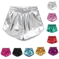 thumbnail image 1 of Fozruso Girls Dance Shorts Elastic Waist Drawstring Casual Summer Short with Pockets for Kids Daily School(Red), 1 of 6