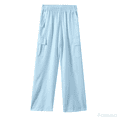 thumbnail image 1 of Fozruso Girls Drawstring Sweatpants Girls Wide Leg Pants Pants Ice Silk Overalls Summer Pants Sizes 4-5 Years, 1 of 5